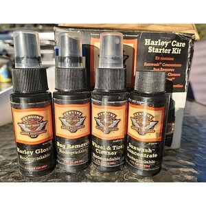 Harley-Davidson Care Starter Kit 94671-99A Cleaner Gloss 4 Bottles New Old Stock